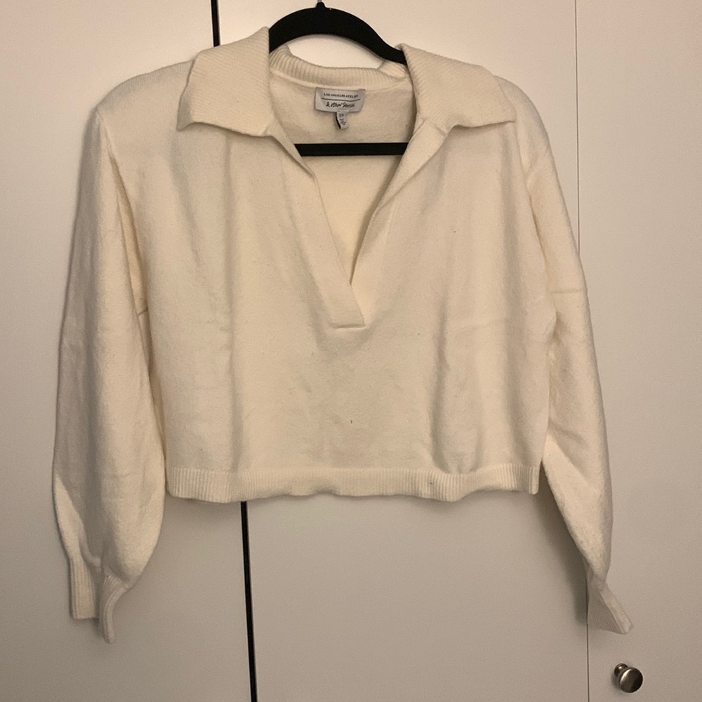 & Other stories cropped oversized sweater